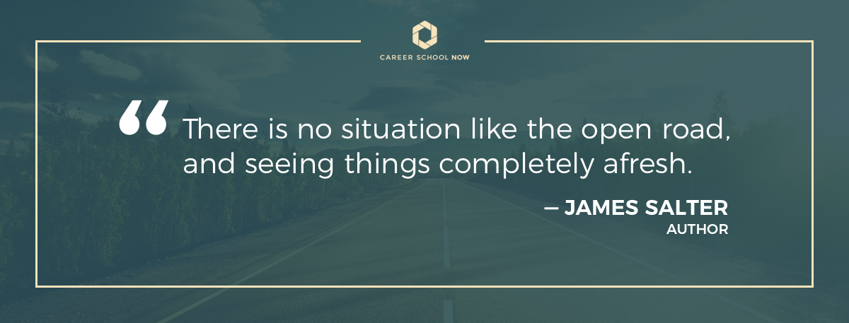 James Salter quote about trucking